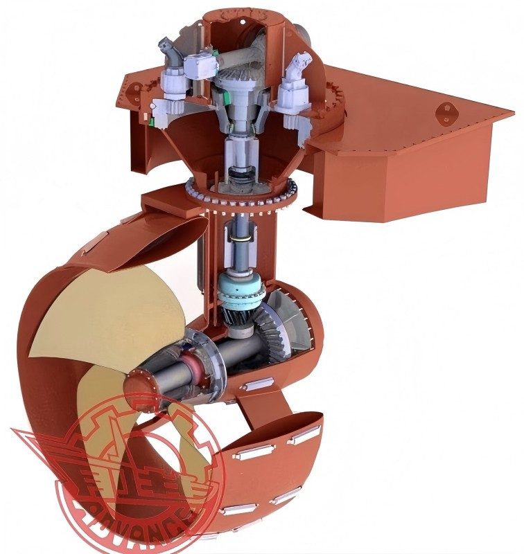 NCP -serien Justerbar propell, lateral thruster - Gearbox har følgende funktioner: